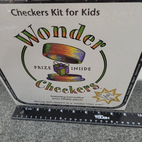 Wonder Checkers Game Educational Kit New & Factory Sealed Kids Strategy Learning - Picture 8 of 8
